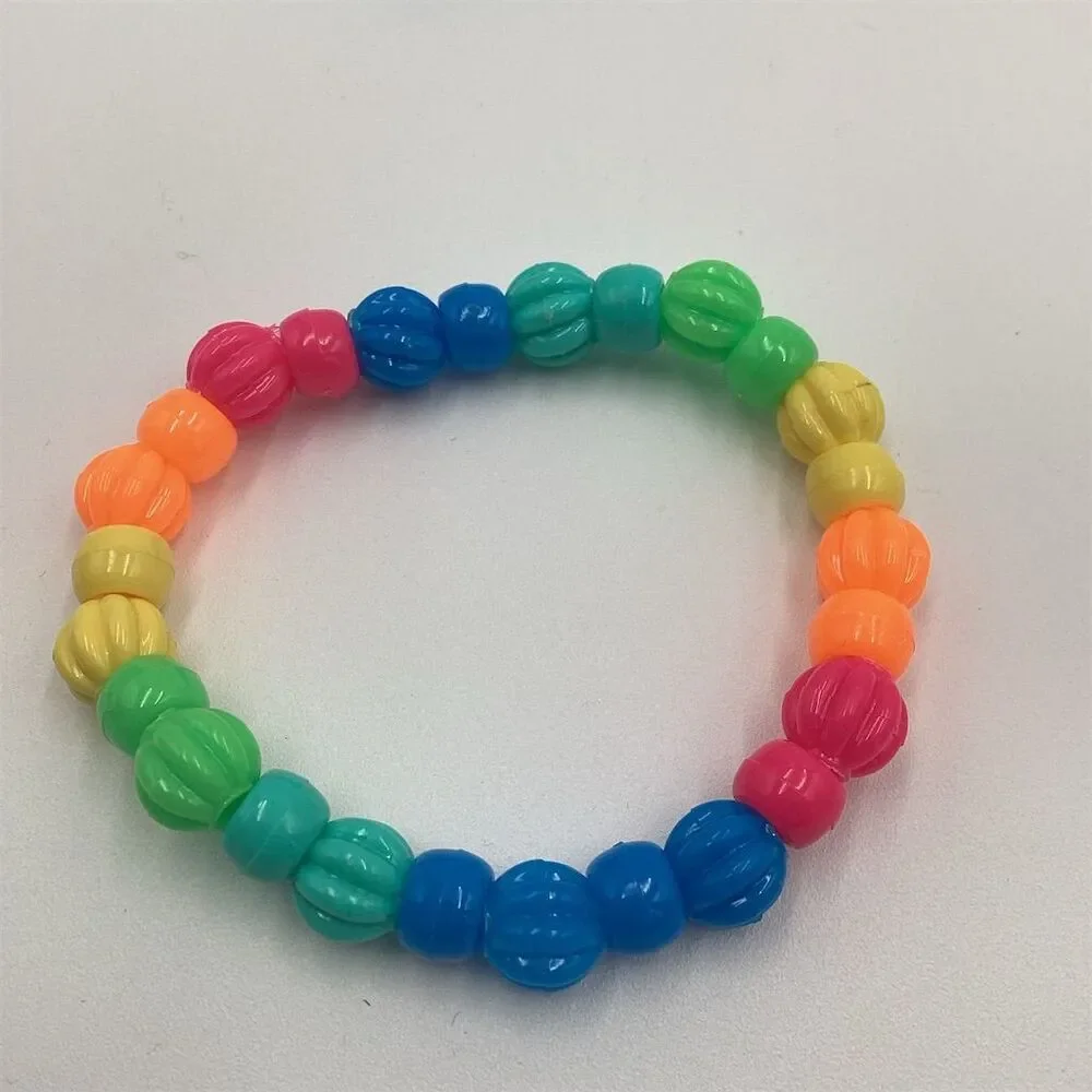 Multicolor Beaded Stretchable Bracelet Set 7.4 Inch‎ Casual